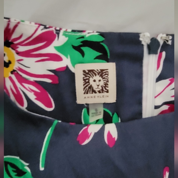 Anne Klein dress floral size 6 - Picture 2 of 2